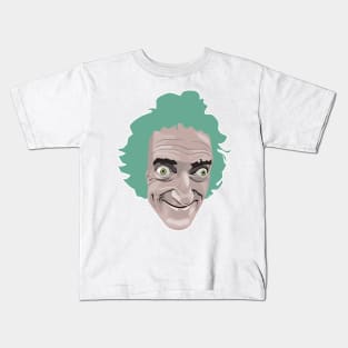 Marty with blue hair Kids T-Shirt